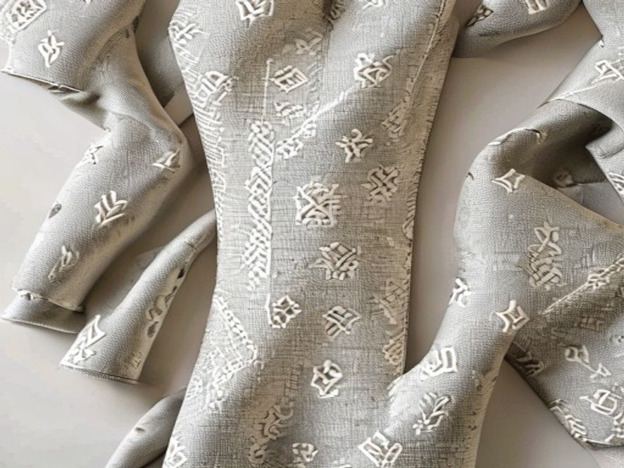 Monogram Jacquard Fabric