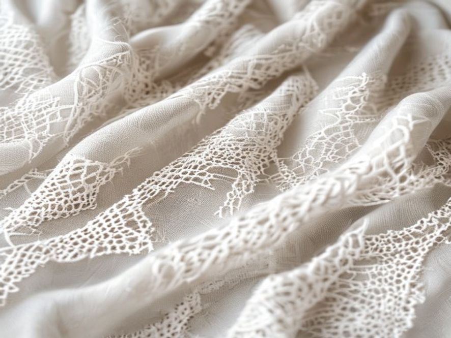 Corded Lace Fabric